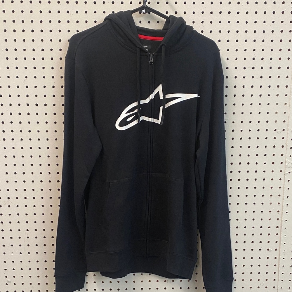 Alpinestars Black Zip Up Sweater